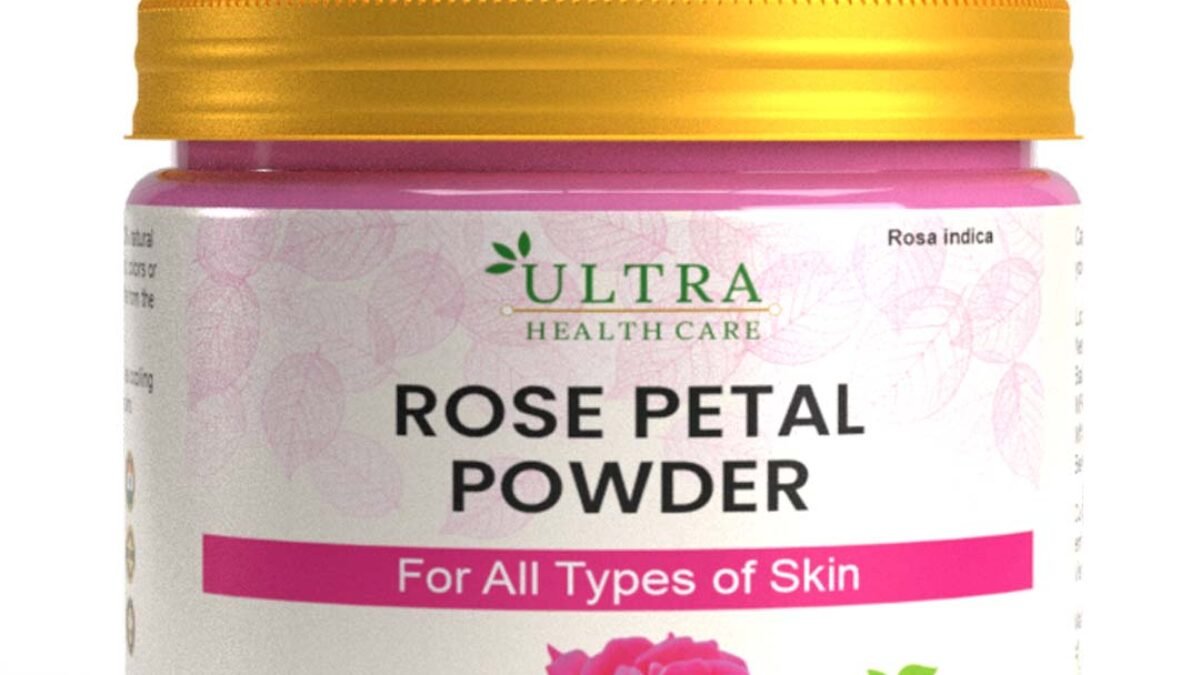 Buy Pure Organic Rose Petal Powder for Skin Whitening Face Pack Online