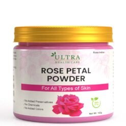 Buy Pure Organic Rose Petal Powder for Skin Whitening Face Pack Online