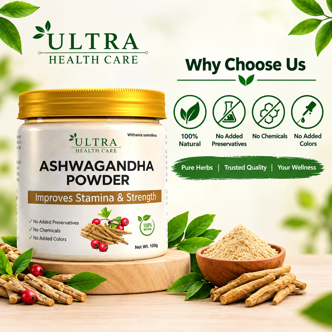 Pure Organic Ashwagandha Powder - Image 8