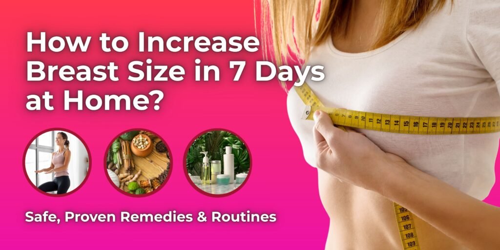 How to Increase Breast Size in 7 Days at Home