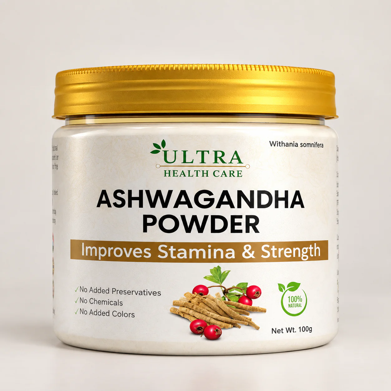 Pure Organic Ashwagandha Powder