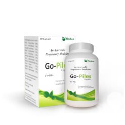 Go-Piles Capsules | Ayurvedic Relief for Piles & Fissures - 60caps