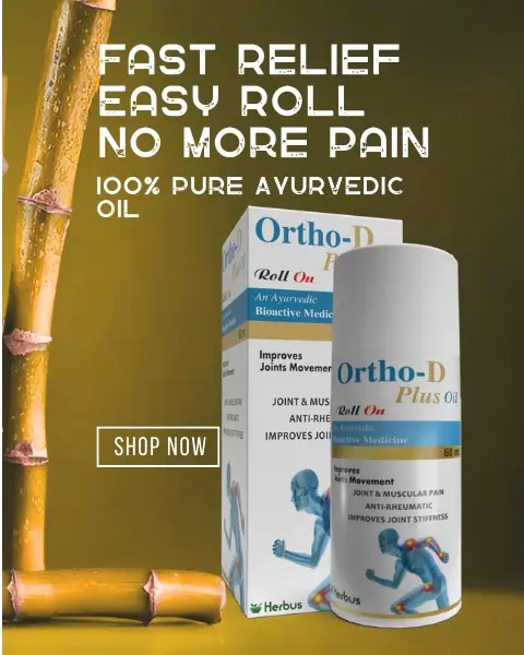 Ultra Healthcare Ortho-D Roll-On - Natural Pain Relief Oil for Joints & Muscles - Mobile Banner