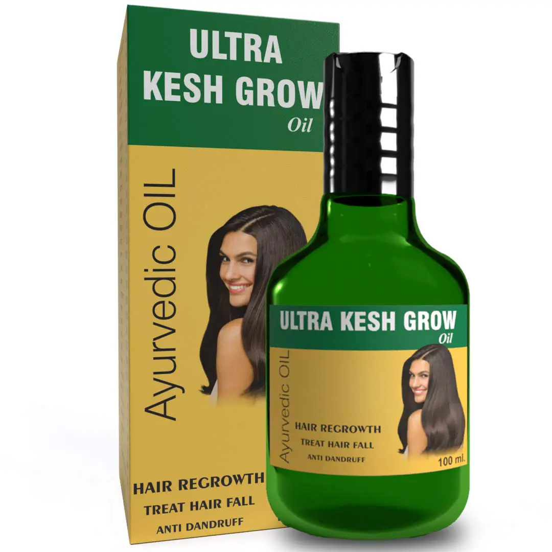 Ultra Kesh Grow | Pure Ayurvedic Oil for Hair Growth