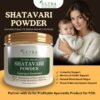 Ayurvedic Shatavari powder lifestyle wellness setup