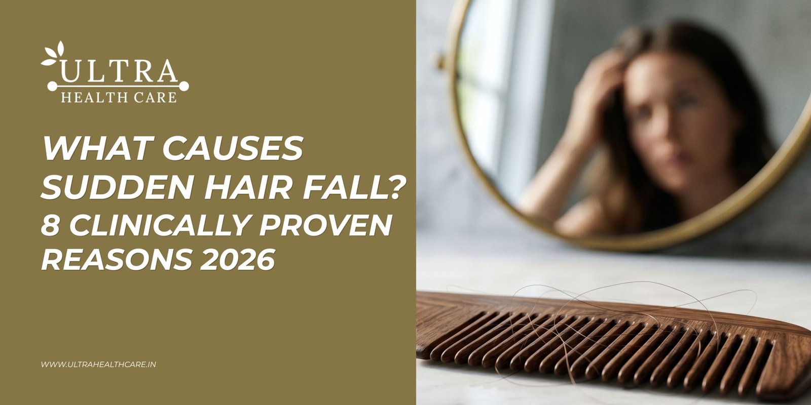 Sudden Fall What Causes Sudden Hair Fall? 8 Clinically Proven Reasons 2026
