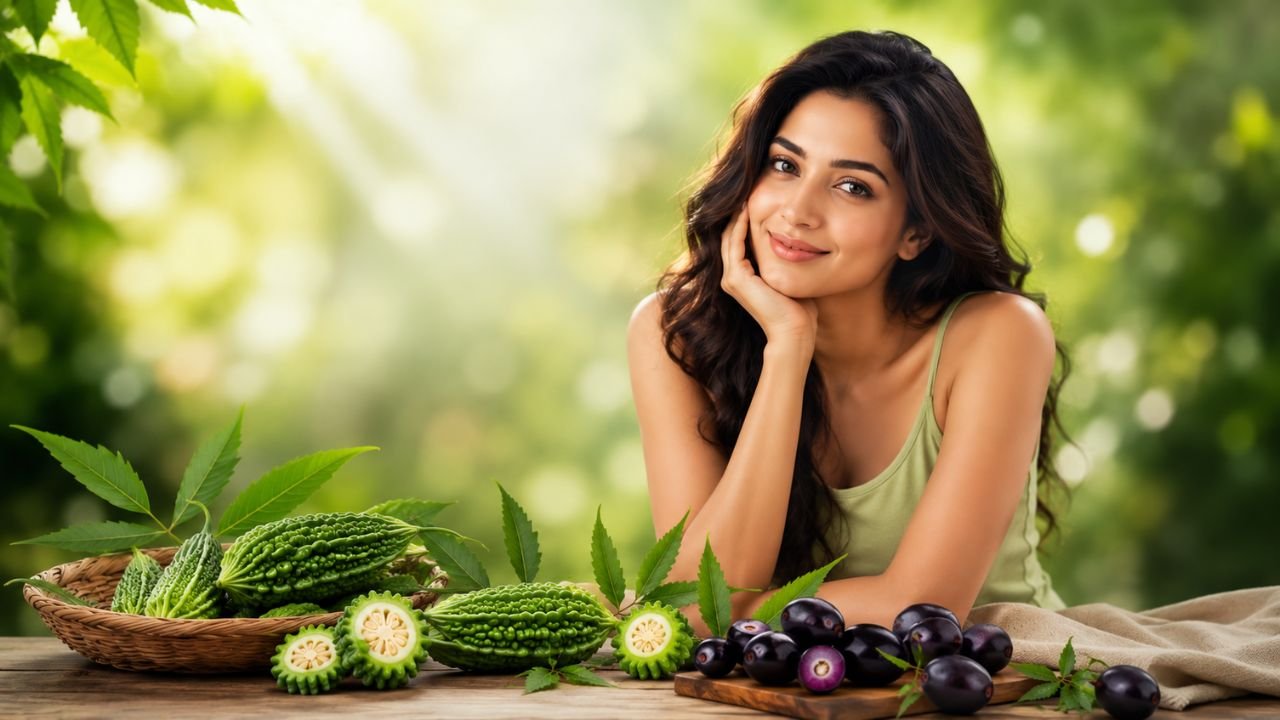 Benefits of Neem Karela Jamun Juice