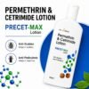 Precet-Max lotion benefits for scabies and head lice treatment support