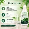 How to use Panch Tulsi Drops: add 10 to 15 drops to water, stir well and drink, use regularly